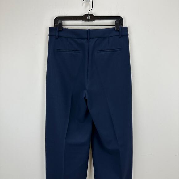 J.Crew Tall Wide Leg Trouser Four Season Stretch High Rise Navy US 10 T NWT - Picture 11 of 13